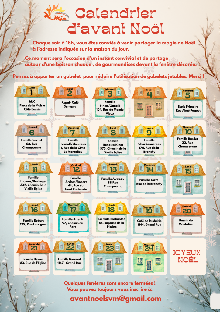 Calendrier fenêtres